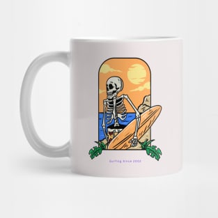 Skeleton Surfing 2 Mug